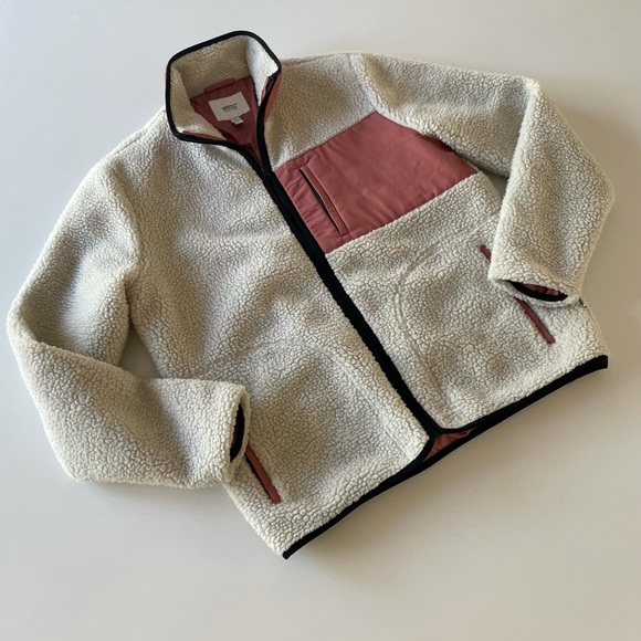 Wesc Jackets & Blazers - WeSC High Pile Full Zip Fleece Shacket Jacket